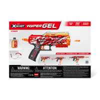 Игровой набор ZURU X-Shot HYPERGEL Стингер (бластер, 3000 снарядов-гранул, защитные очки)