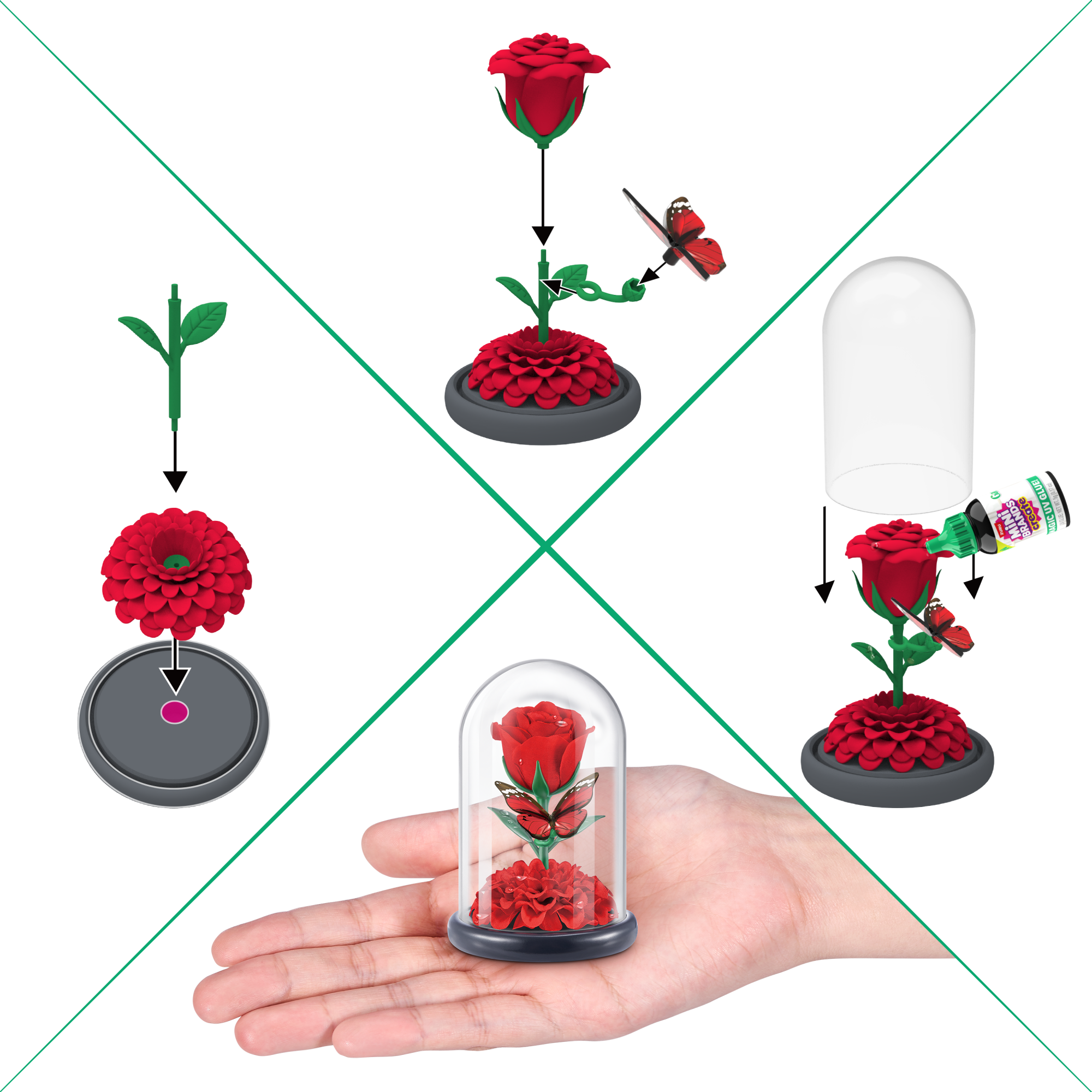 Игровой набор ZURU Mini Create Garden Capsule «Шар-сюрприз» в непрозрачной упаковке