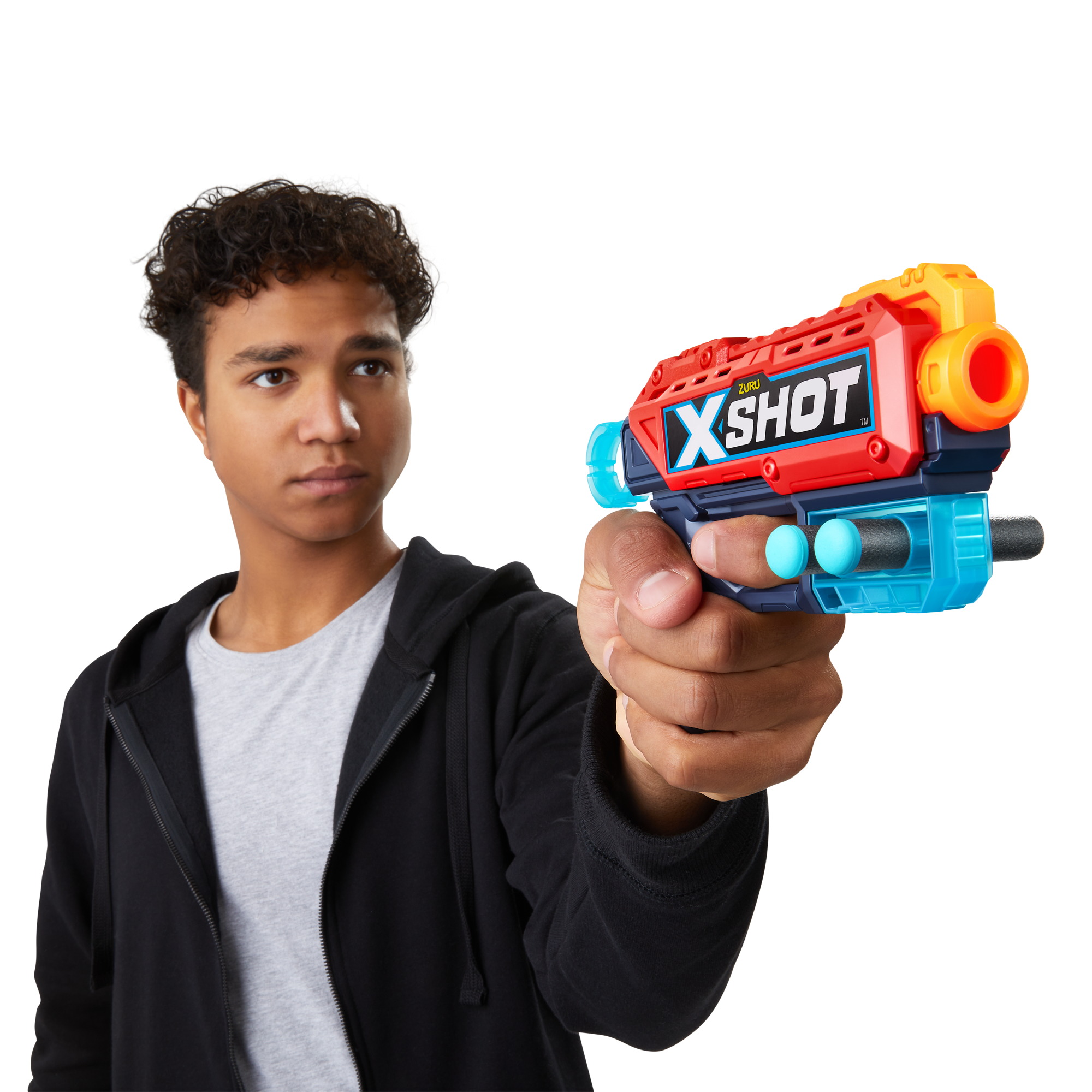 Игровой набор ZURU X-Shot EXCEL Кикбэк (бластер, 8 снарядов)