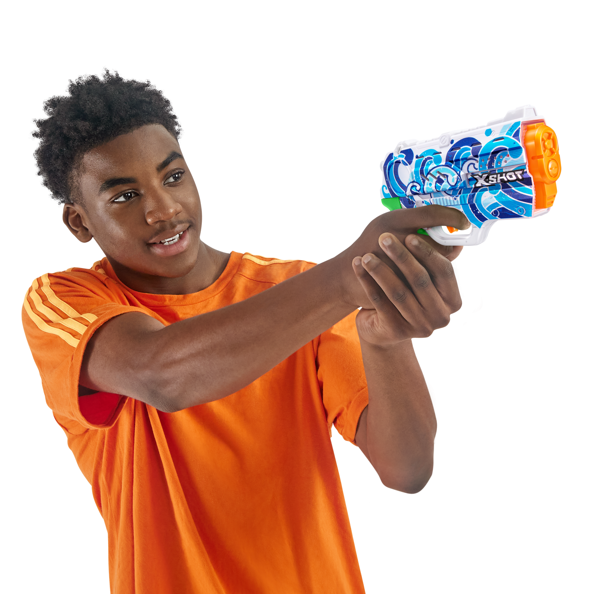 Бластер водный ZURU X-Shot Water FAST-FILL Skins Нано КВАДРО (4 бластера)