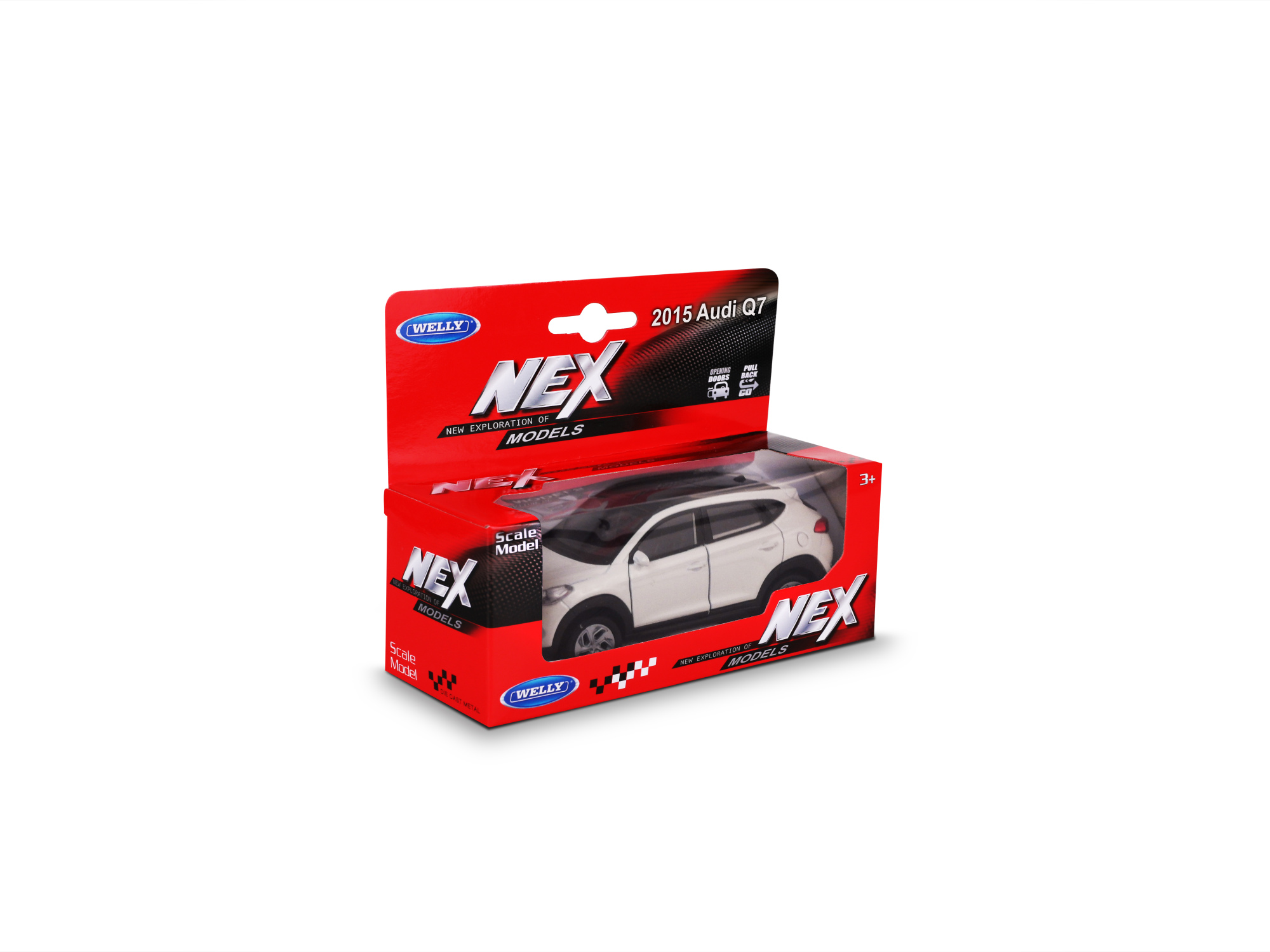 Машинка WELLY 1:38 Hyundai Tucson, пруж. мех., цвет в асс.