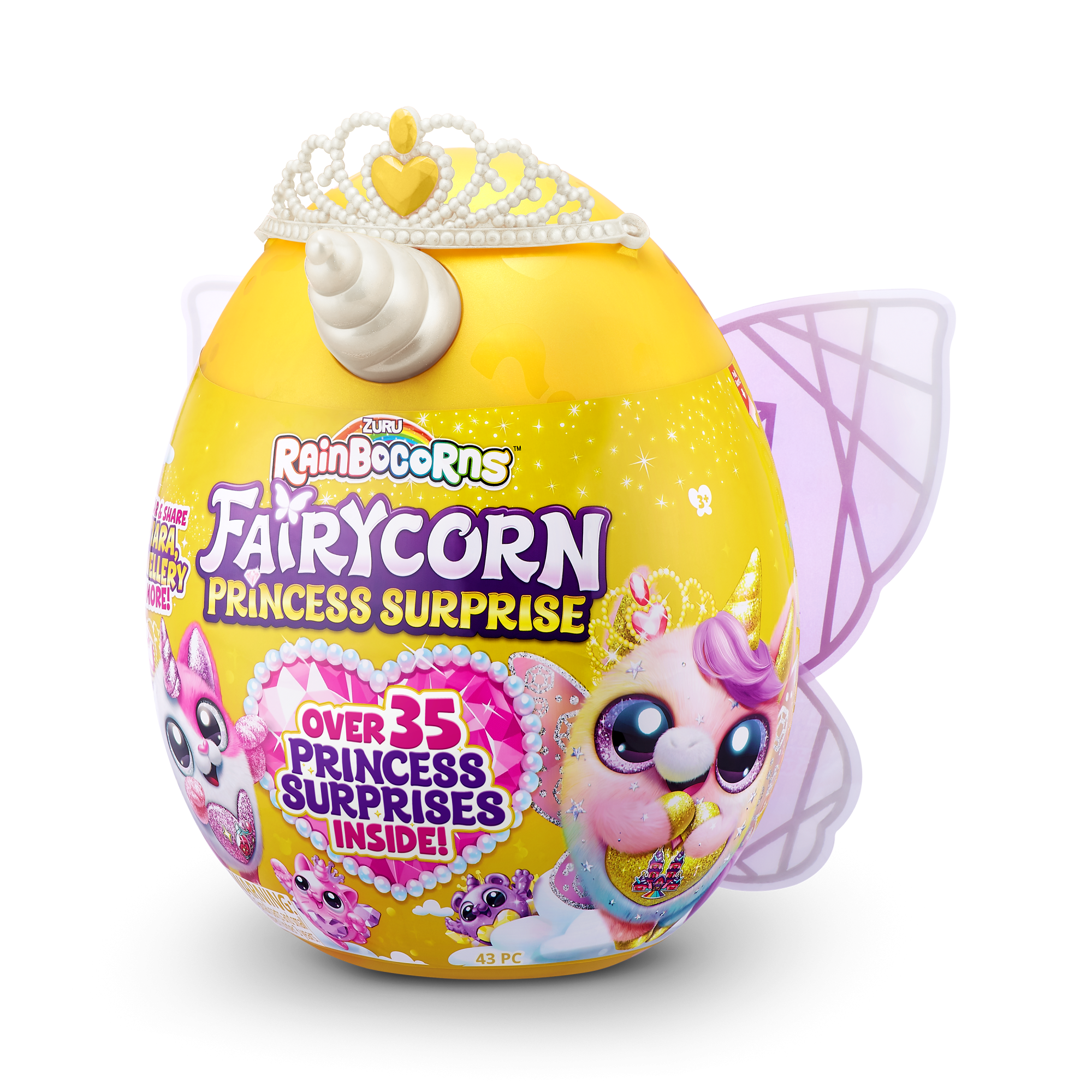 Игровой набор-сюрприз ZURU Rainbocorns Fairycorn Princess S6 с акс. в асс.