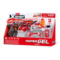 Игровой набор ZURU X-Shot HYPERGEL Клатч (бластер, 5000 снарядов-гранул, защитные очки)