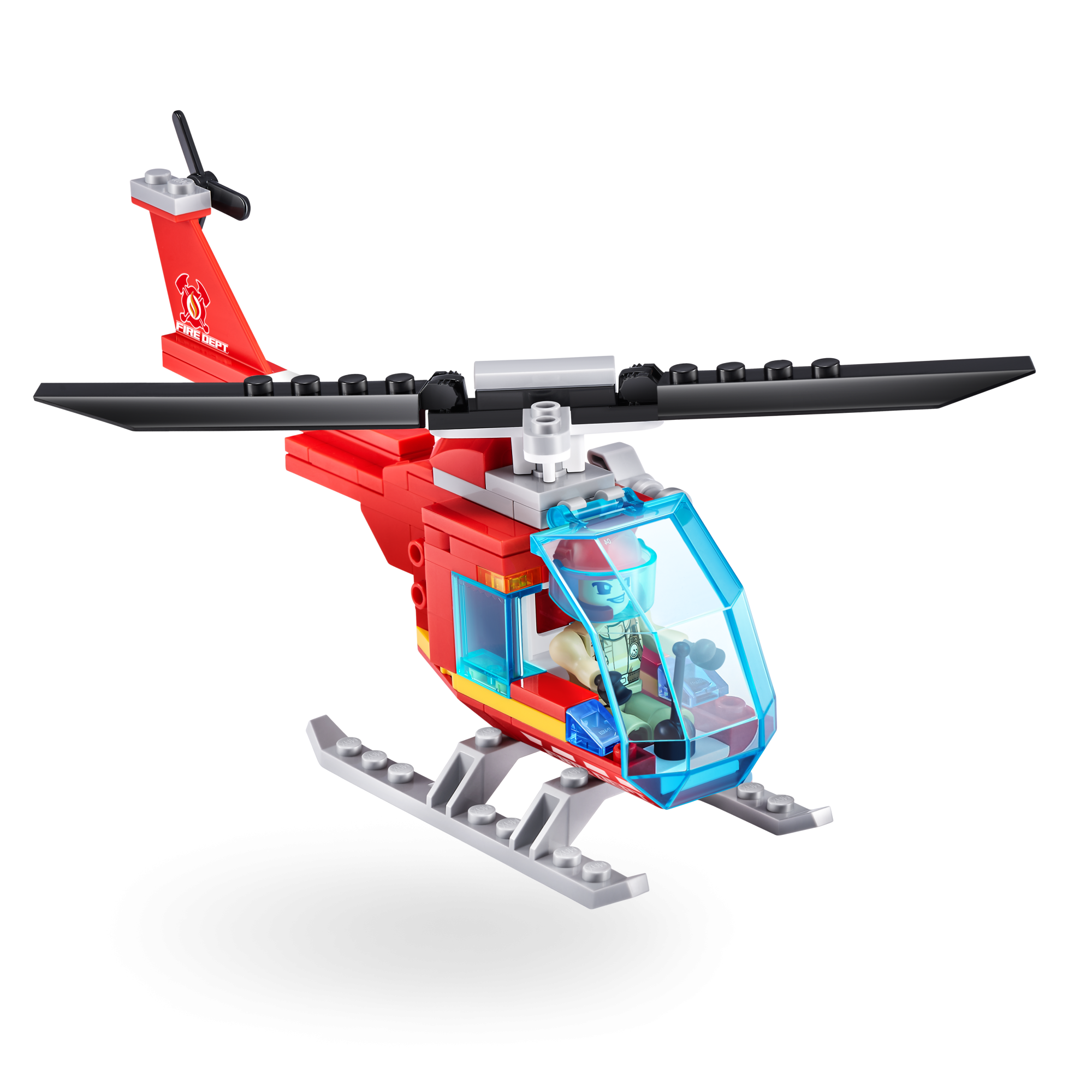 Конструктор ZURU MAX "Городские приключения" Пожарная часть S1, 265 дет.