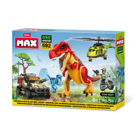 Конструктор ZURU MAX "Дино-Приключения" S1, 592 дет.
