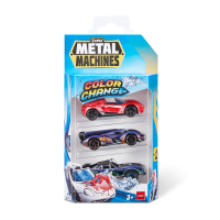 Набор машинок ZURU Metal Machines хамелеон в асс., 3шт.