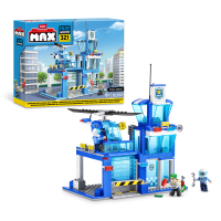 Конструктор ZURU MAX "Городские приключения" Полицейский участок S1, 321 дет.