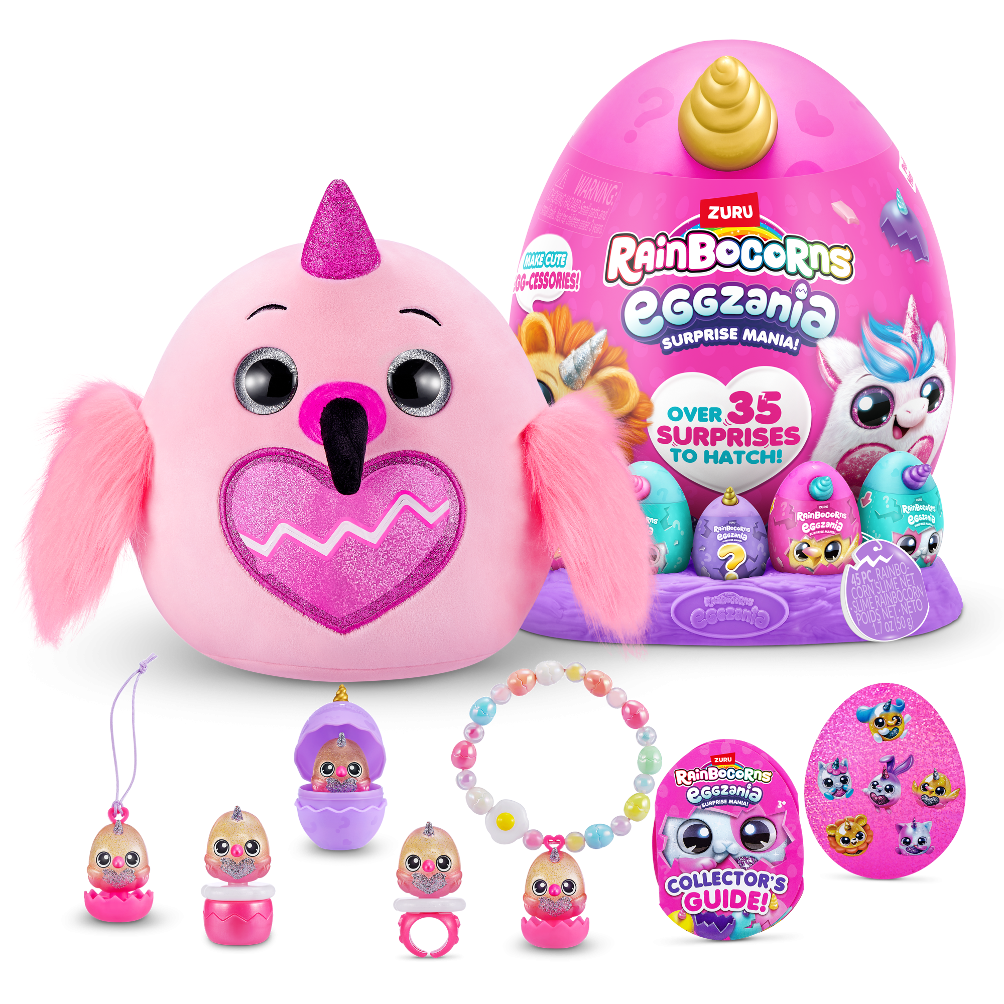 Игровой набор-сюрприз ZURU Rainbocorns Eggzania S1 с акс. в асс.