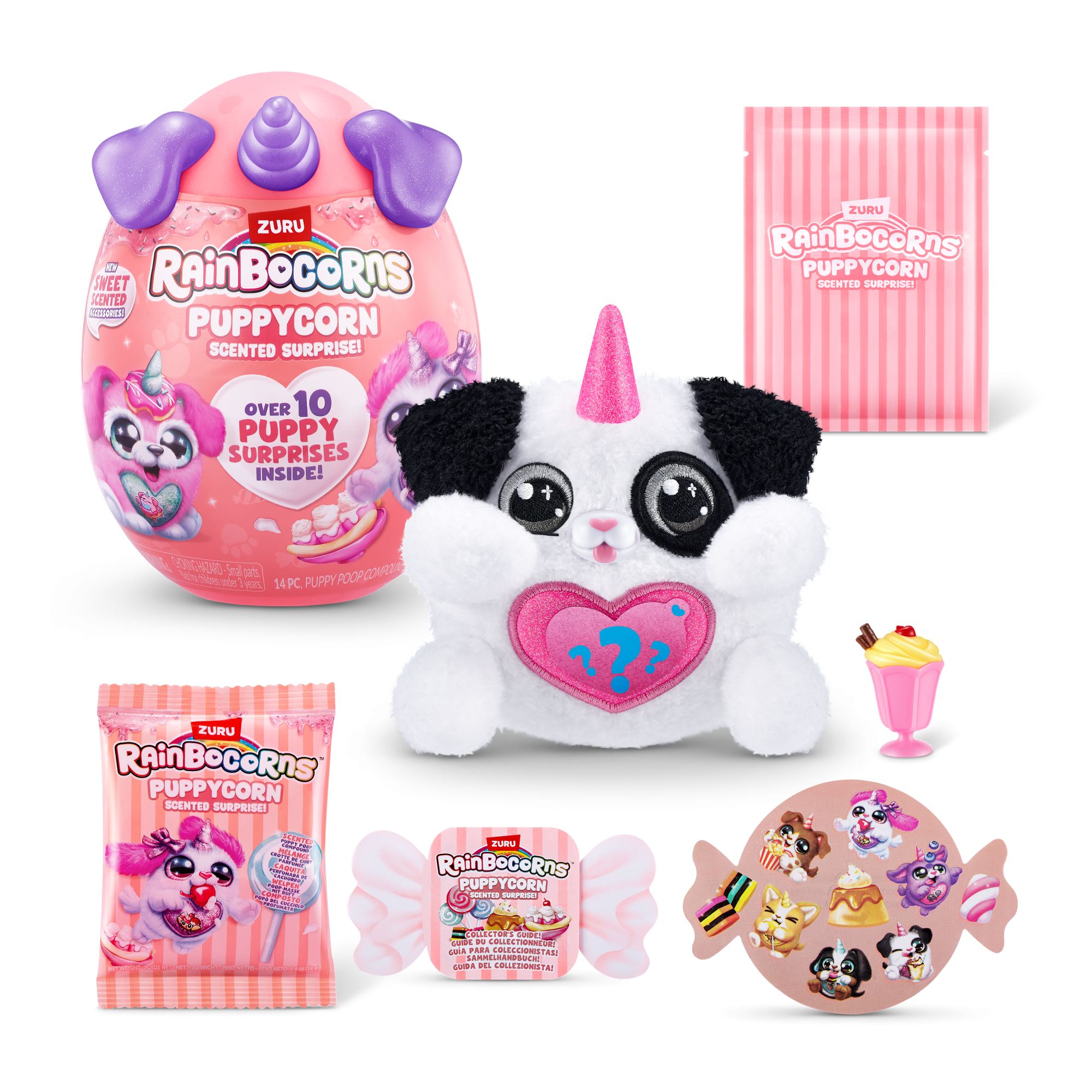 ZURU Rainbocorns Scent Puppycorn S8 с акс., игрушка-сюрприз