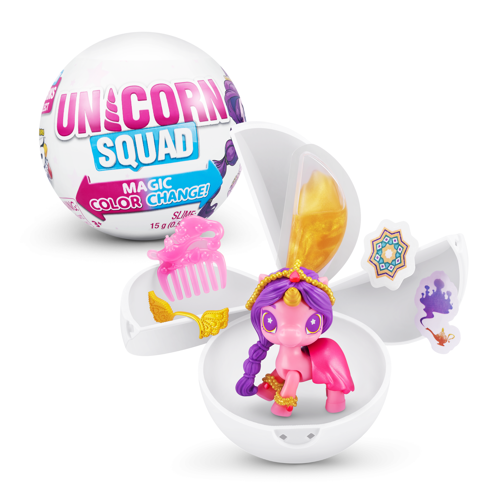 Капсула-сюрприз ZURU 5 Surprise "Единорожки" S7 хамелеон с акс. в асс., дисплей-бокс 12шт.