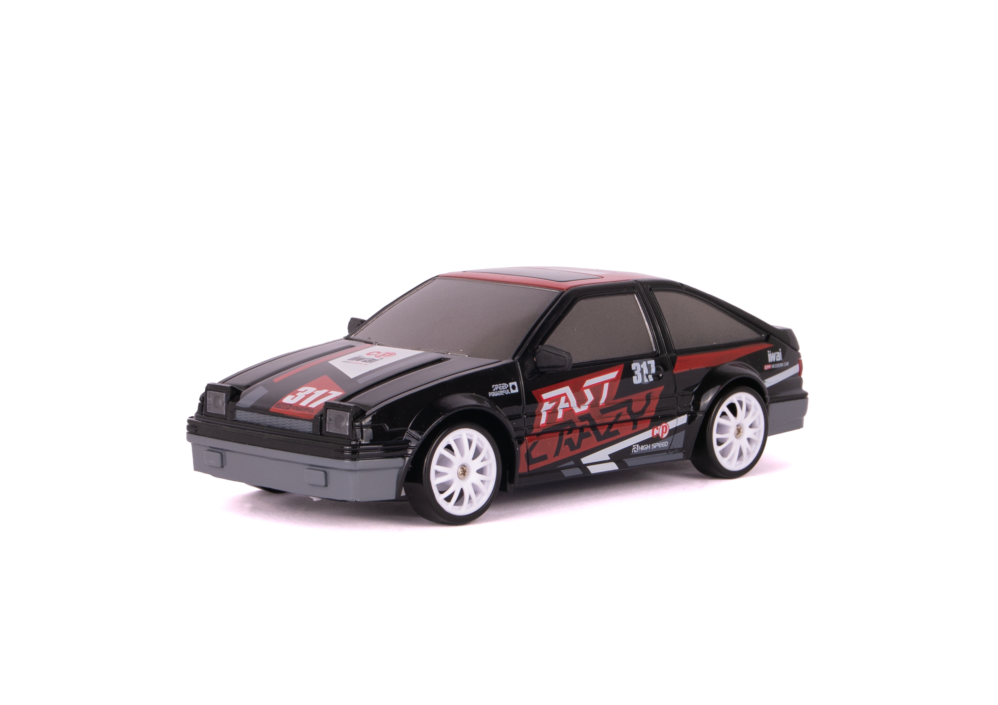 Машинка Р/У Kid Rocks 1:24 Легковая, черный, с аксессуарами