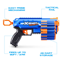 Игровой набор ZURU X-Shot INSANITY Мэник (бластер, 24 снаряда)