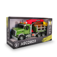 Игрушка-лесовоз KID ROCKS, масштаб 1:12,со звуком и светом, инерц. механизм