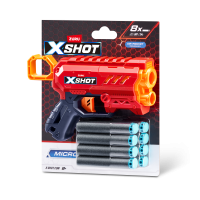Игровой набор ZURU X-Shot EXCEL Микро v2.0 (бластер, 8 снарядов), дисплей-бокс 12шт.