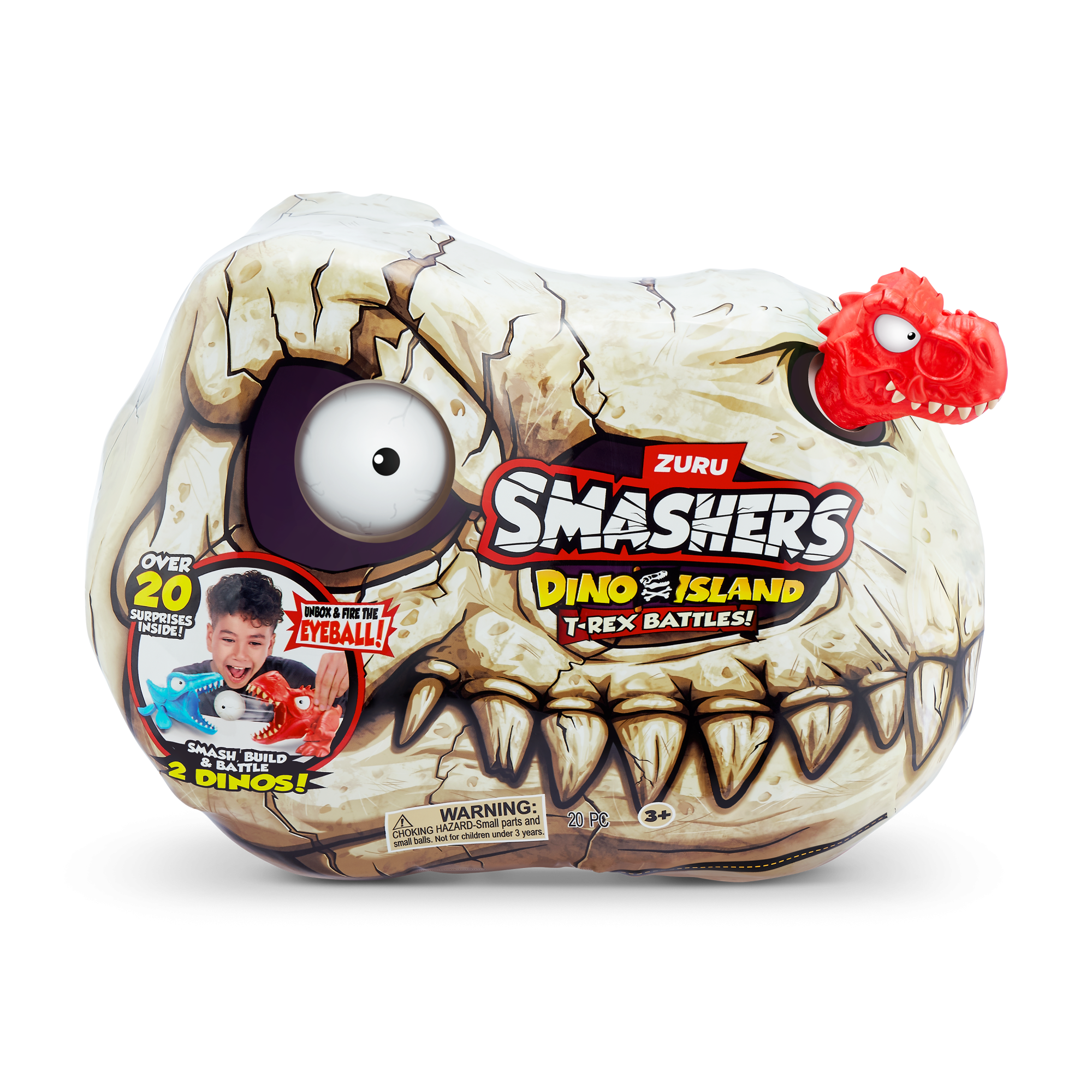 Игрушка Zuru Smashers: "T-Rex Battle mini", в ассортименте