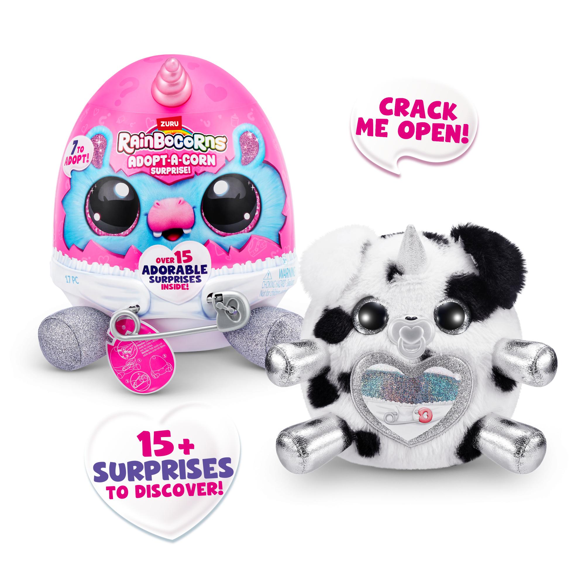 Игровой набор-сюрприз ZURU Rainbocorns Adopt-a-corn  S1 с акс. в асс., малый Игровой набор-сюрприз ZURU Rainbocorns Adopt-a-corn  S1 с акс. в асс., малый