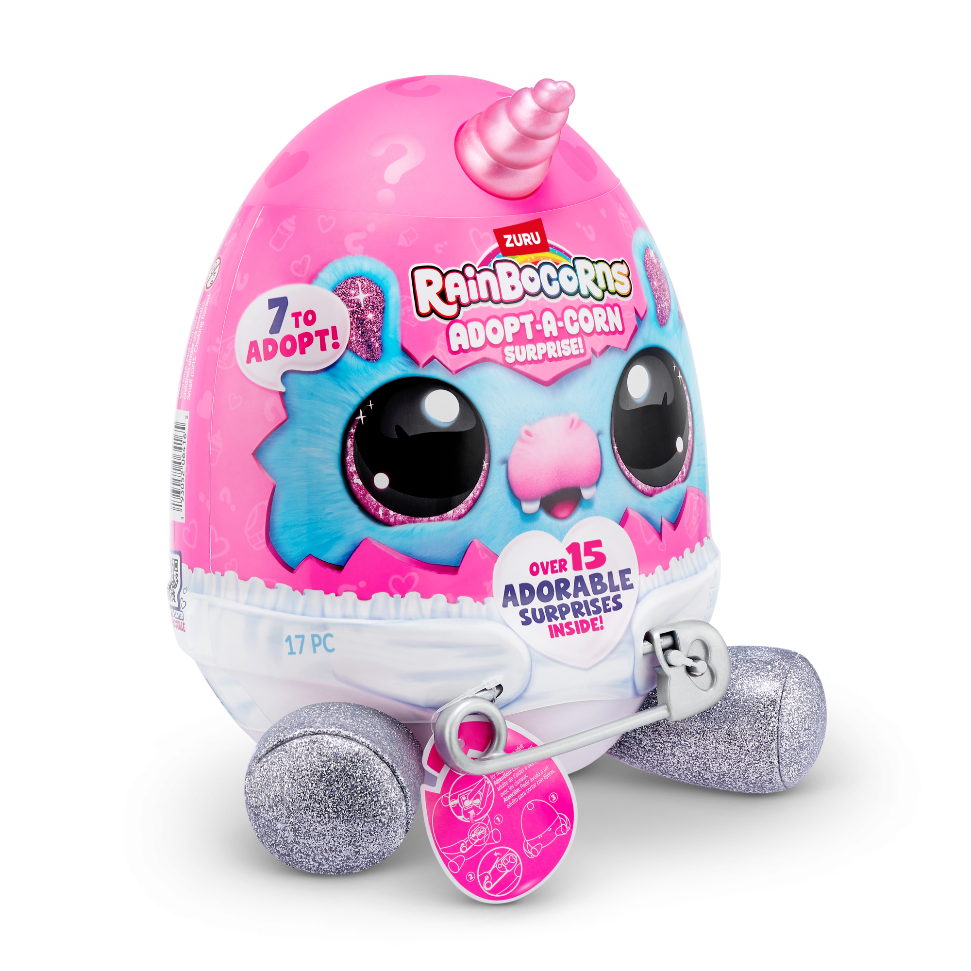 Игровой набор-сюрприз ZURU Rainbocorns Adopt-a-corn  S1 с акс. в асс., малый Игровой набор-сюрприз ZURU Rainbocorns Adopt-a-corn  S1 с акс. в асс., малый