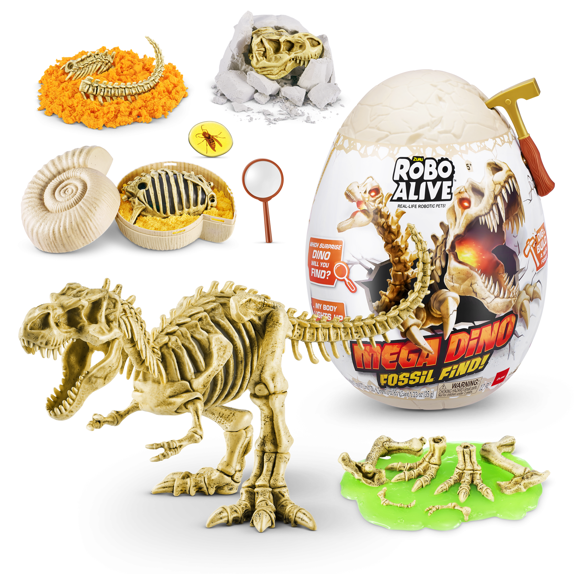 ZURU Robo Alive интерактивный Дино-раскопки Мега, игрушка-сюрприз