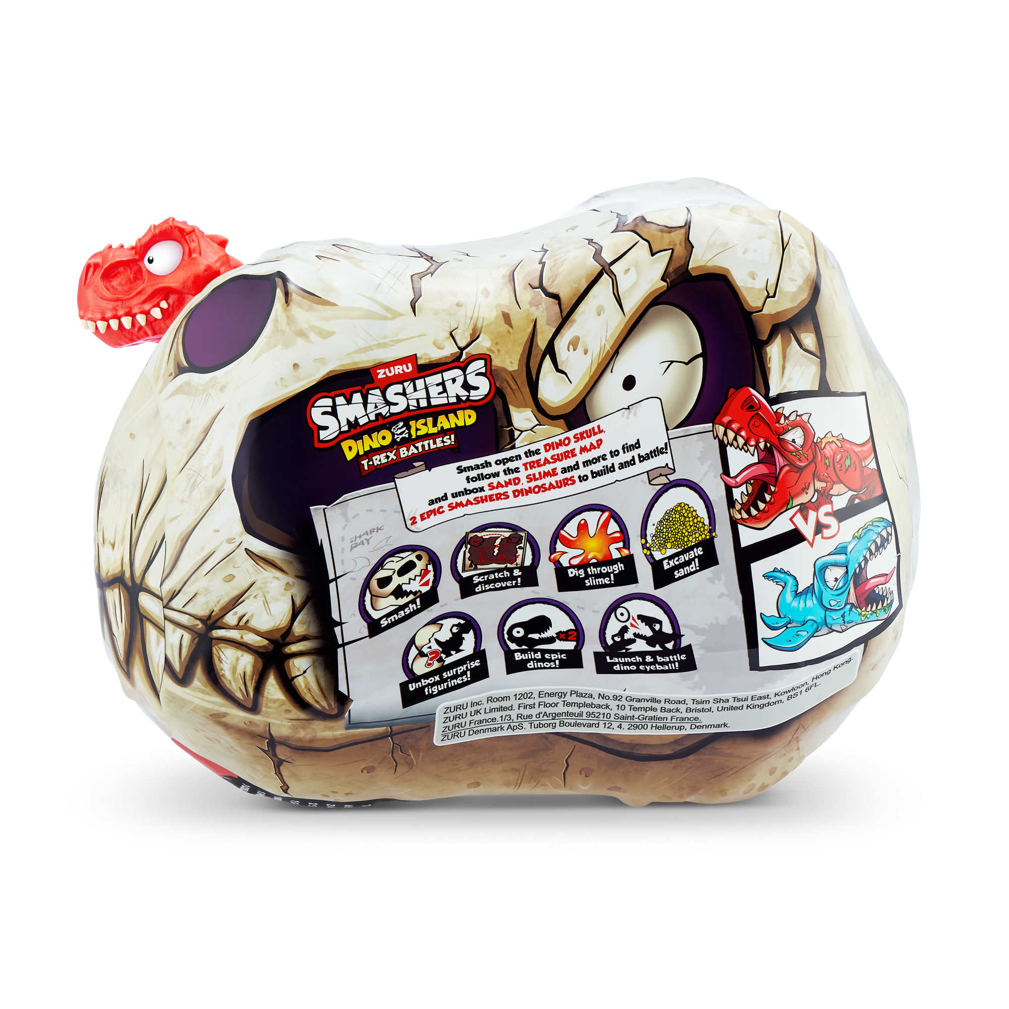 Игрушка Zuru Smashers: "T-Rex Battle mini", в ассортименте