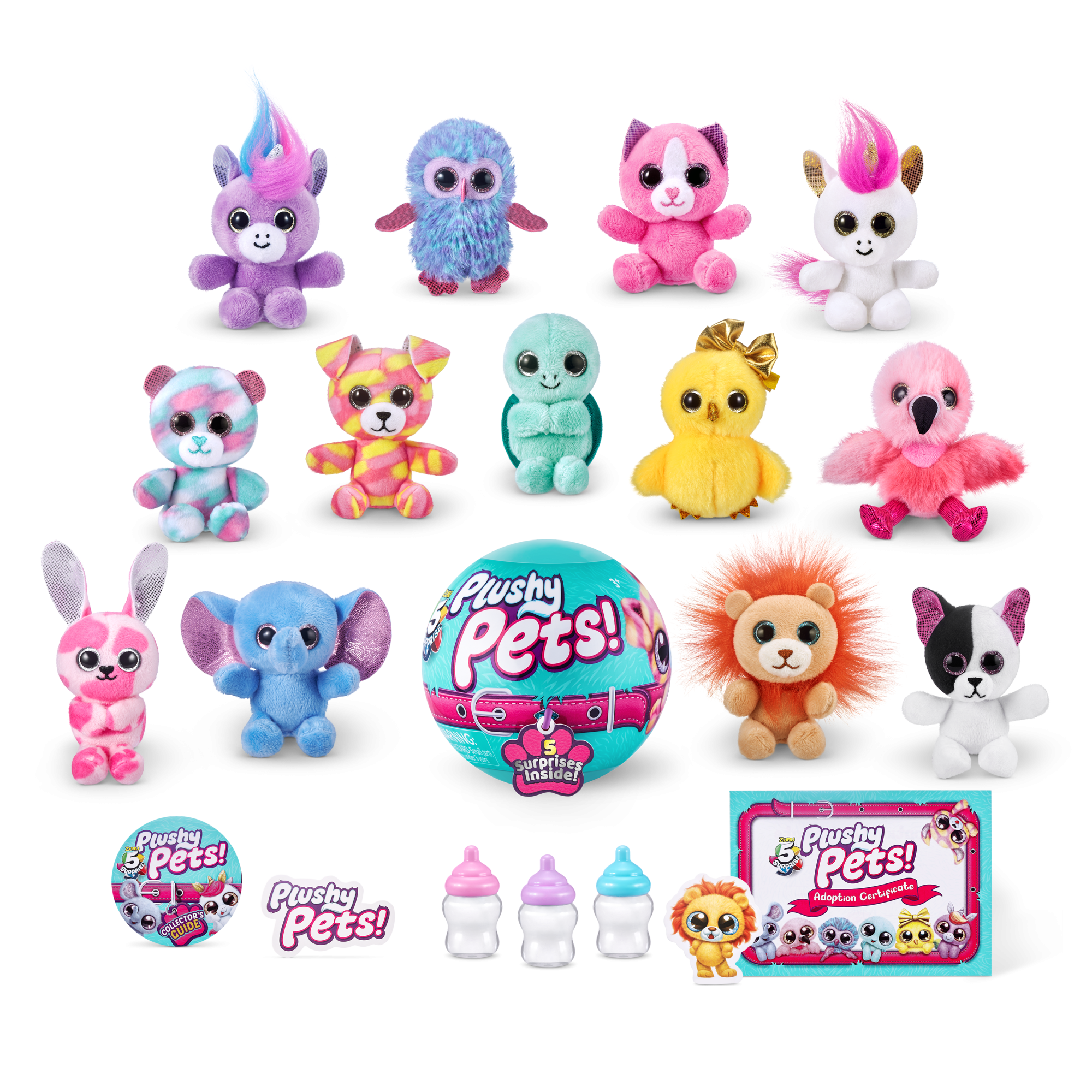 Капсула-сюрприз ZURU 5 Surprise "Плюшевые питомцы" S1 с акс. в асс., дисплей-бокс 24шт. Капсула-сюрприз ZURU 5 Surprise "Плюшевые питомцы" S1 с акс. в асс., дисплей-бокс 24шт.