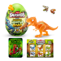 Игровой набор сюрприз в яйце Zuru Smashers Jurassic Light up Dino, с акс., в асс.