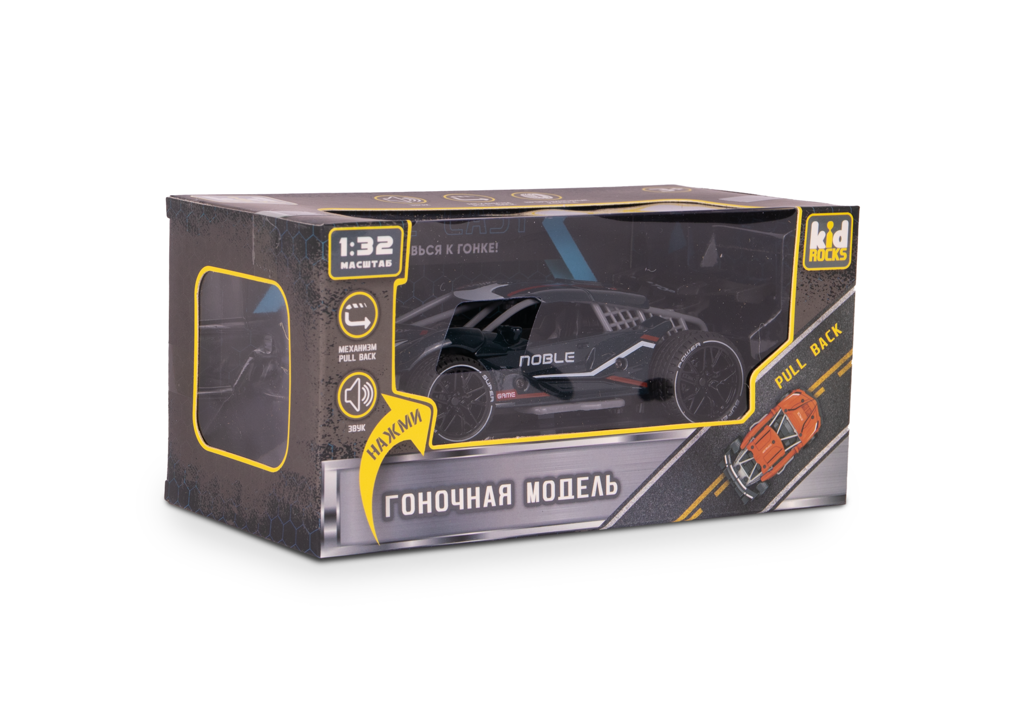 Машинка, со звуком, 1:32,  Kid Rocks