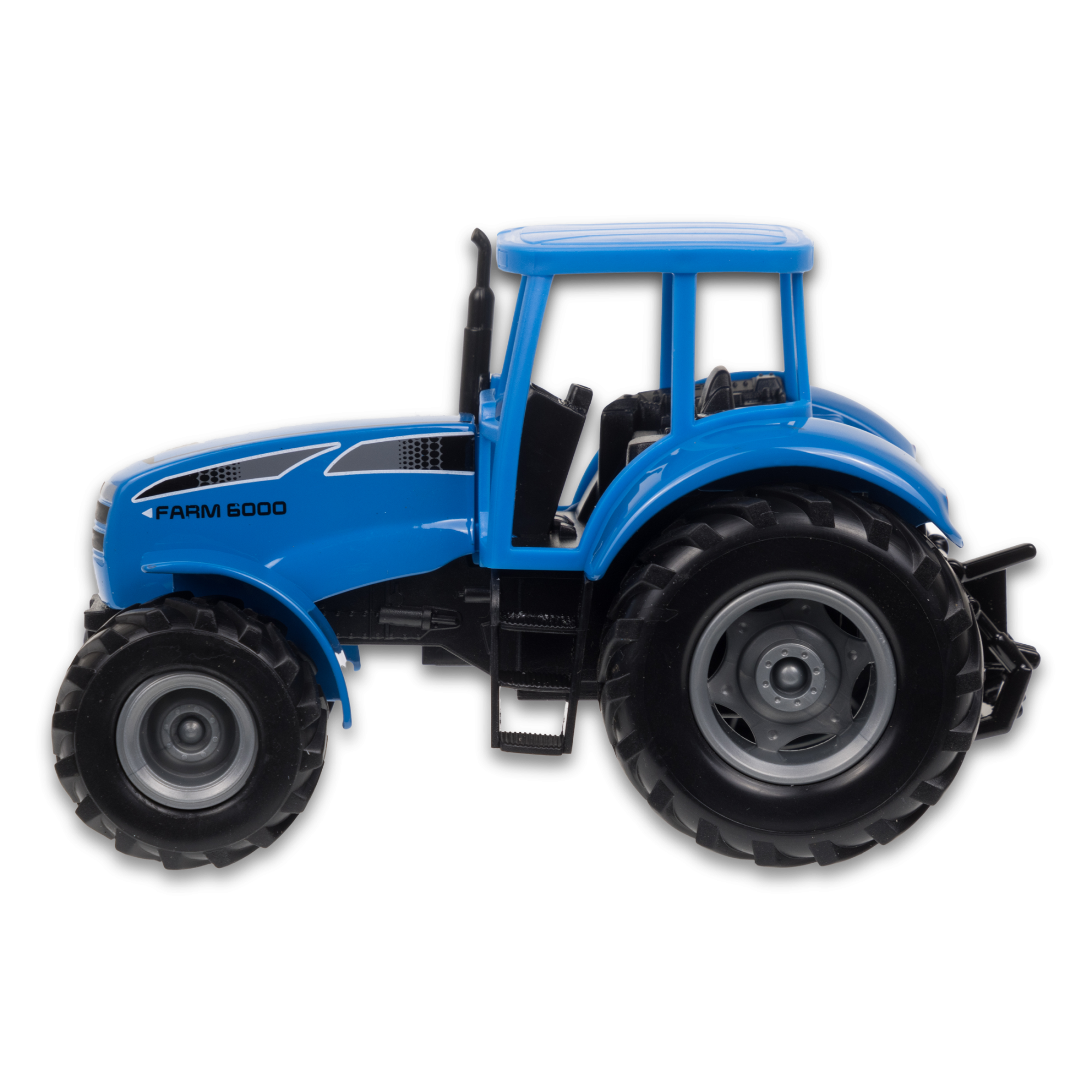 Трактор WELLY 16 см, инерц. мех., синий
