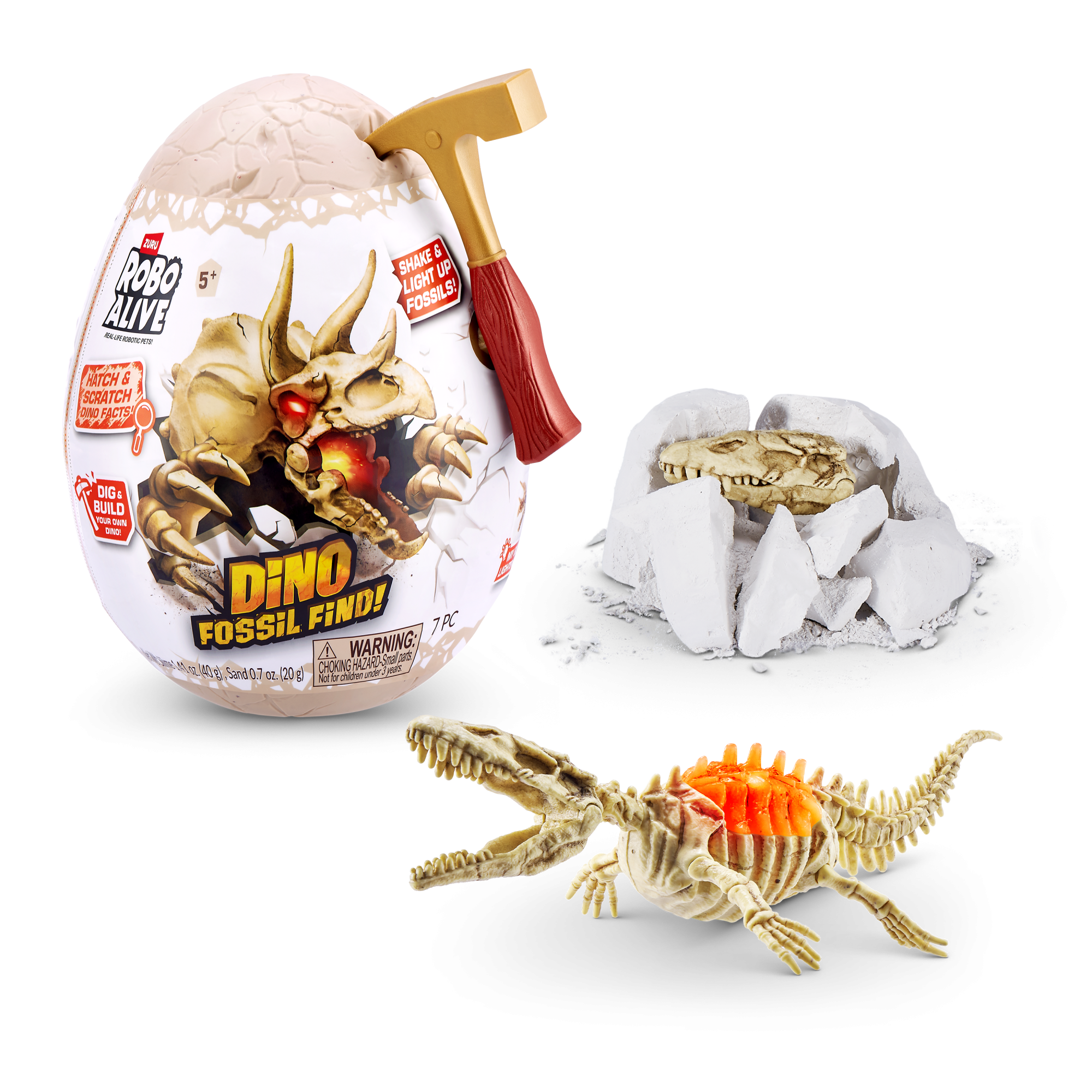 ZURU Robo Alive "Dino Fossil mini", игрушка-сюрприз