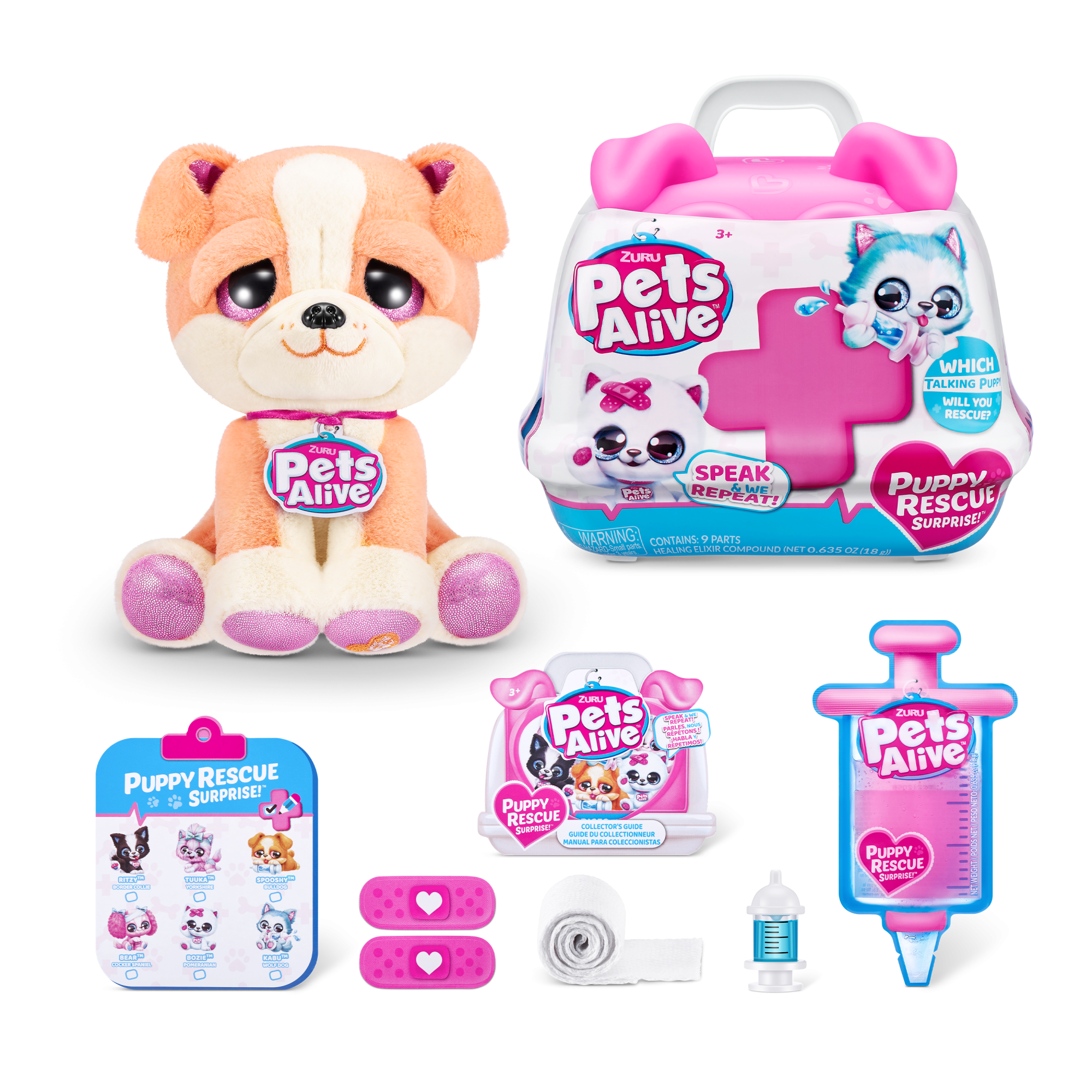 ZURU Pets Alive Питомец-повторюшка с акс., игрушка-сюрприз