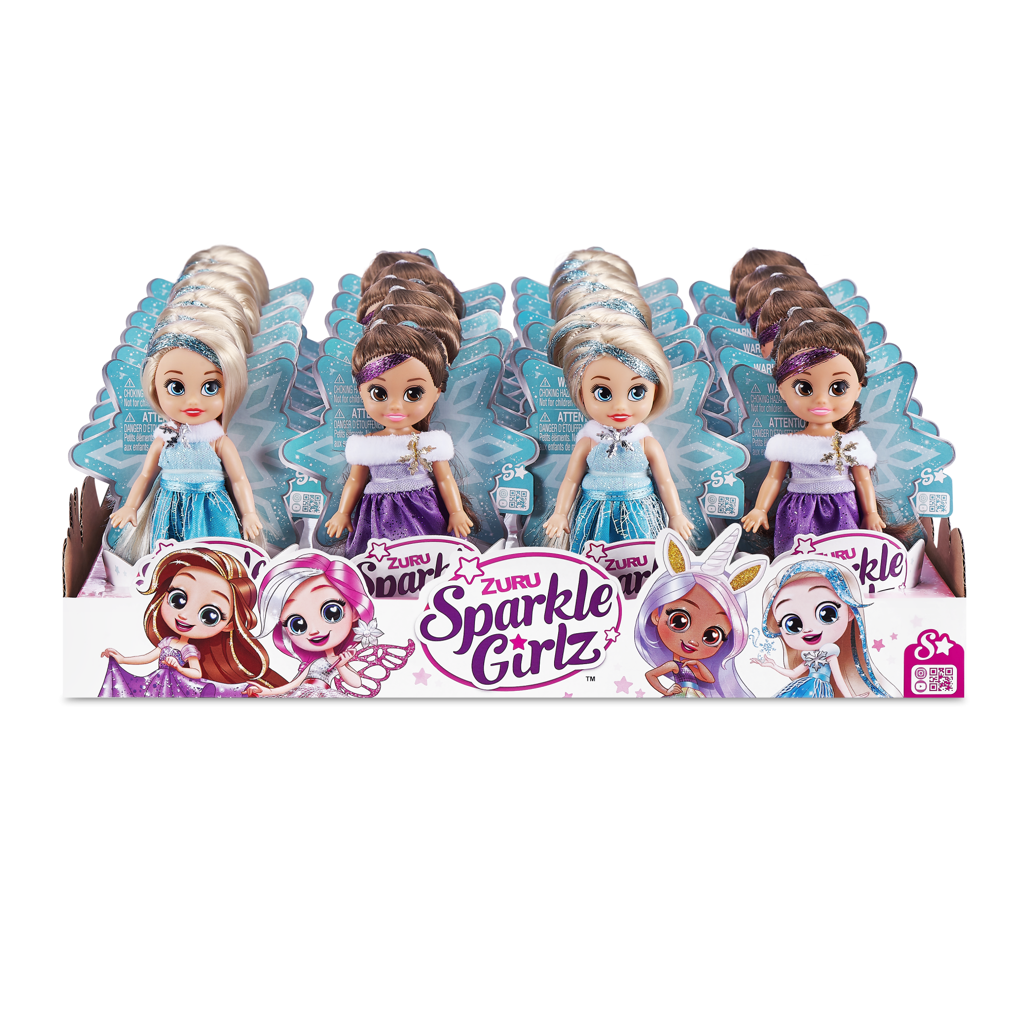 Мини-кукла ZURU Sparkle Girlz "Зимняя принцесса" в асс., дисплей-бокс 24шт. Мини-кукла ZURU Sparkle Girlz "Зимняя принцесса" в асс., дисплей-бокс 24шт.