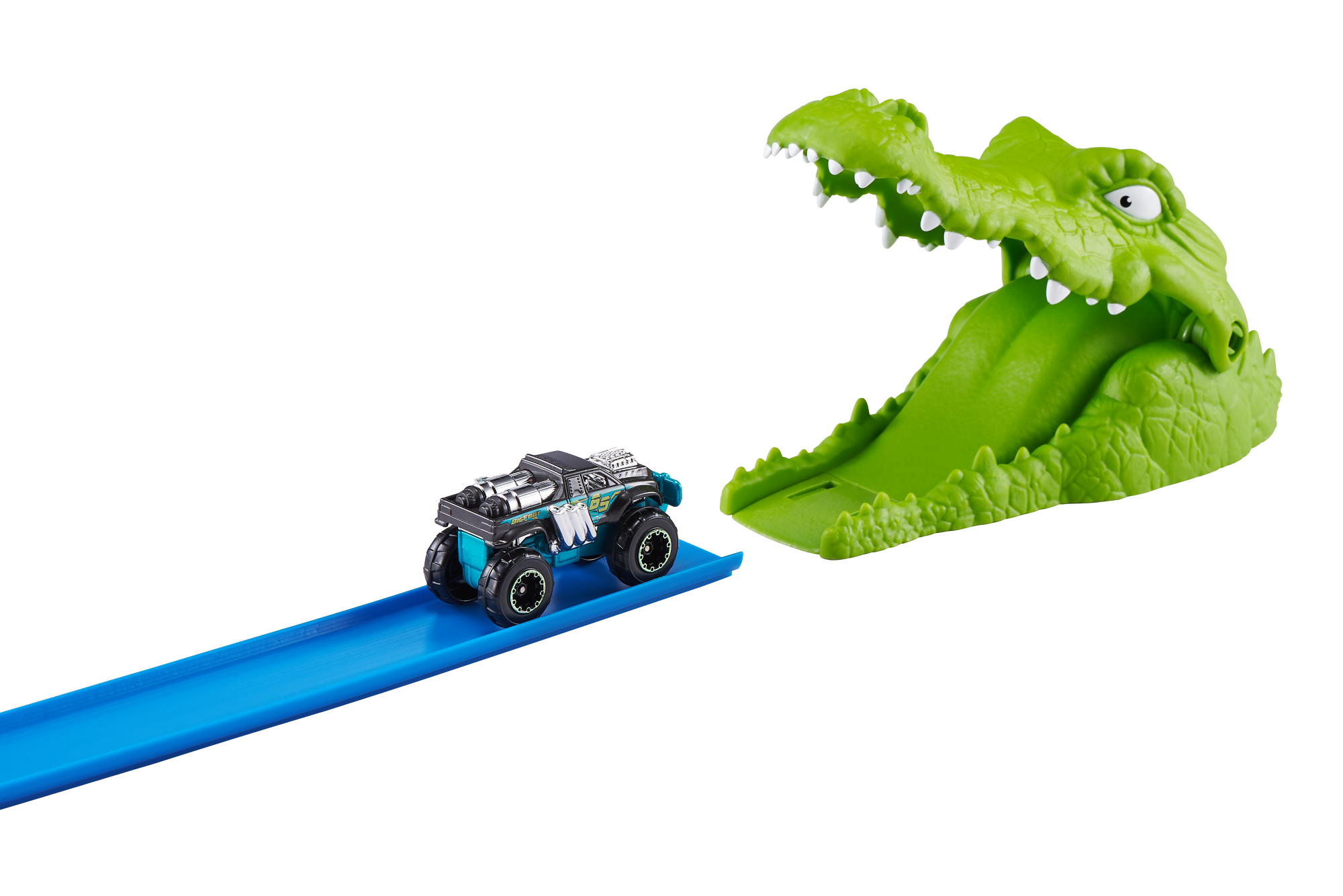 Набор ZURU Metal Machines, трек "Крокодил" с машинкой