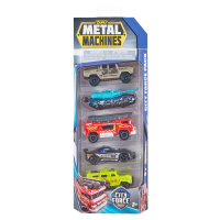 Набор машинок ZURU Metal Machines City Force в асс., 5шт.
