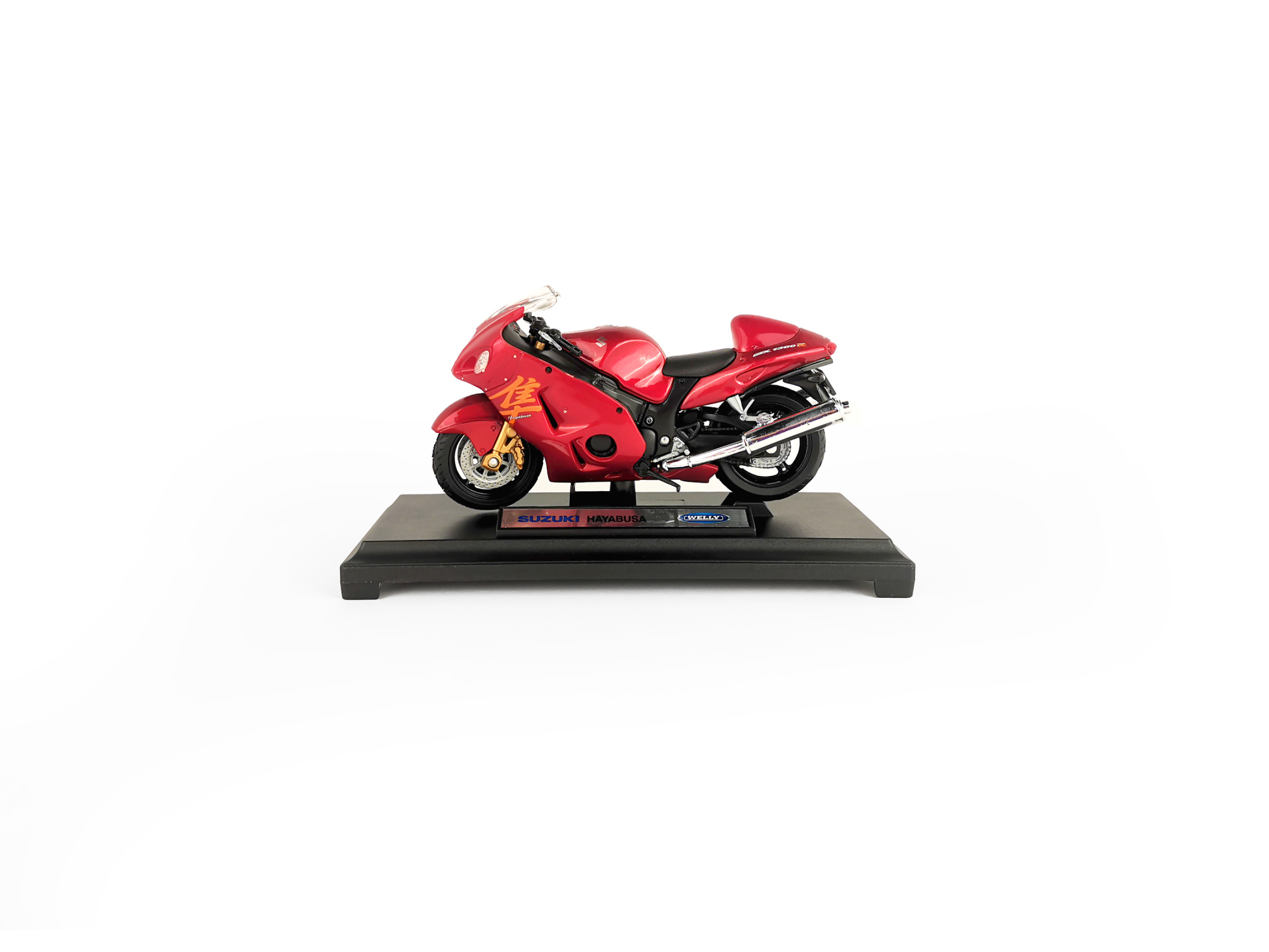 Мотоцикл WELLY 1:18 Suzuki Hayabusa, красный