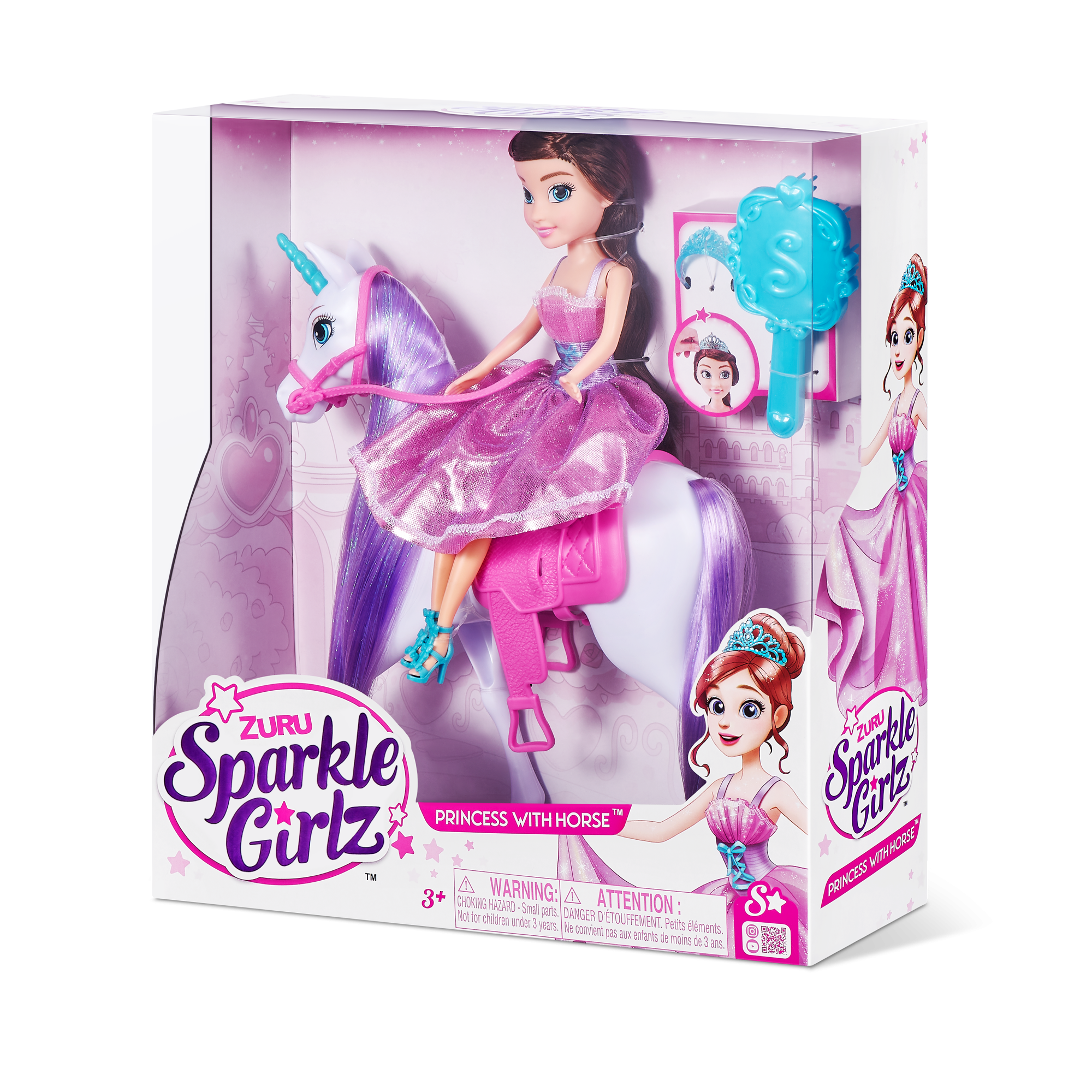 Игровой набор ZURU Sparkle Girlz "Принцесса и единорог"