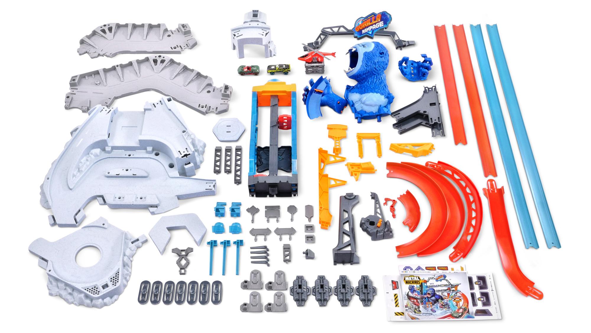 Набор ZURU Metal Machines, трек "Атака гориллы" с машинкой S1, средний