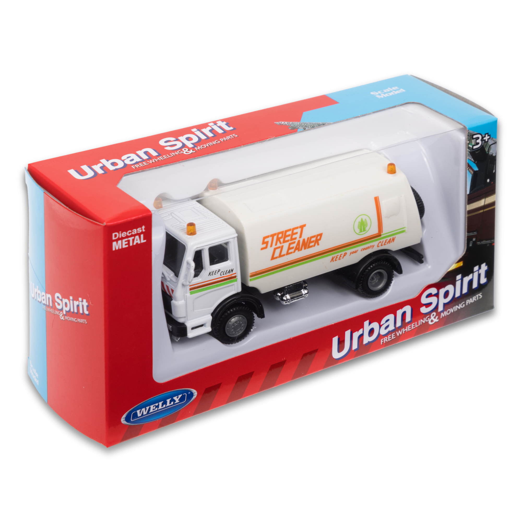 Машинка WELLY грузовик, 15 см, в асс., набор D, дисплей-бокс 24 шт.