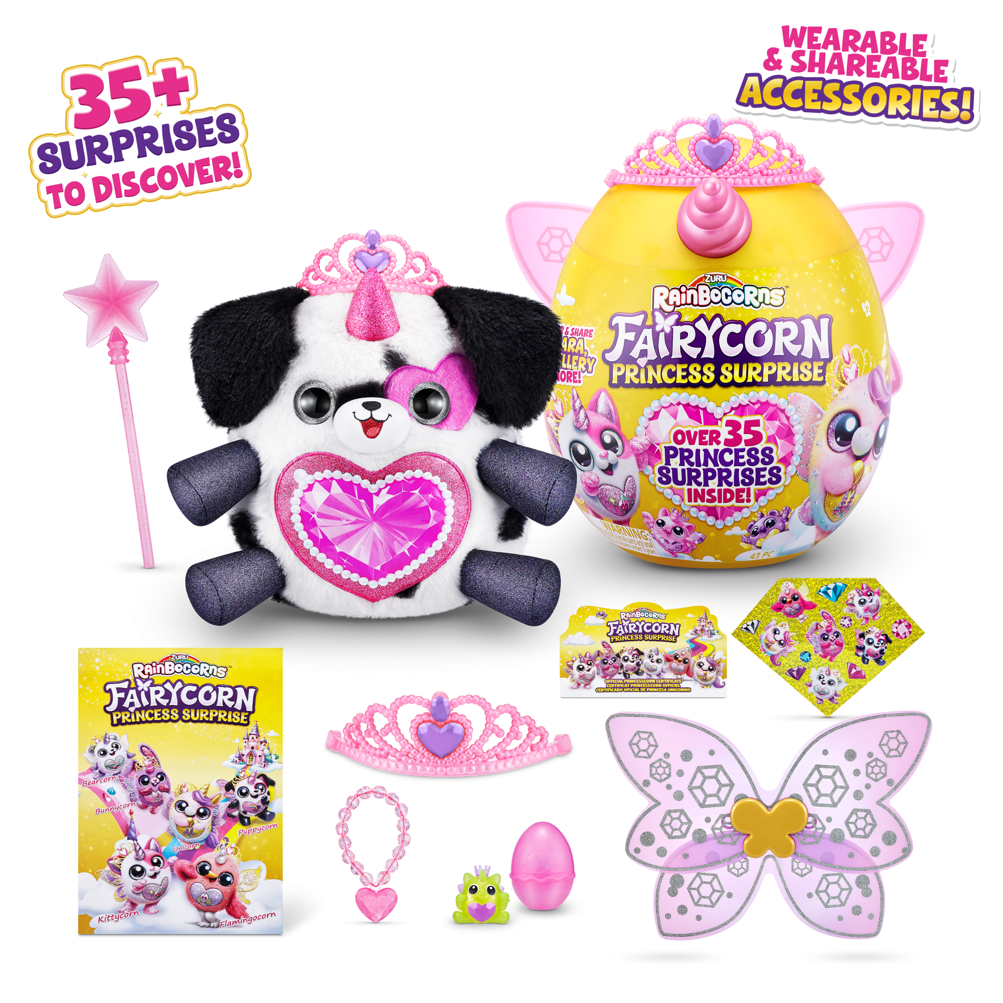 Игровой набор-сюрприз ZURU Rainbocorns Fairycorn Princess S6 с акс. в асс.