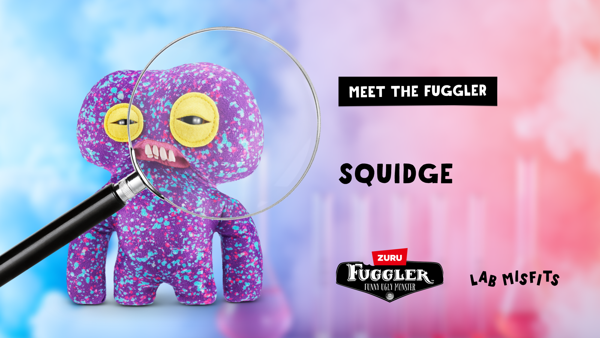 Плюшевая игрушка Zuru Fuggler SQUIDGE - PURPLE