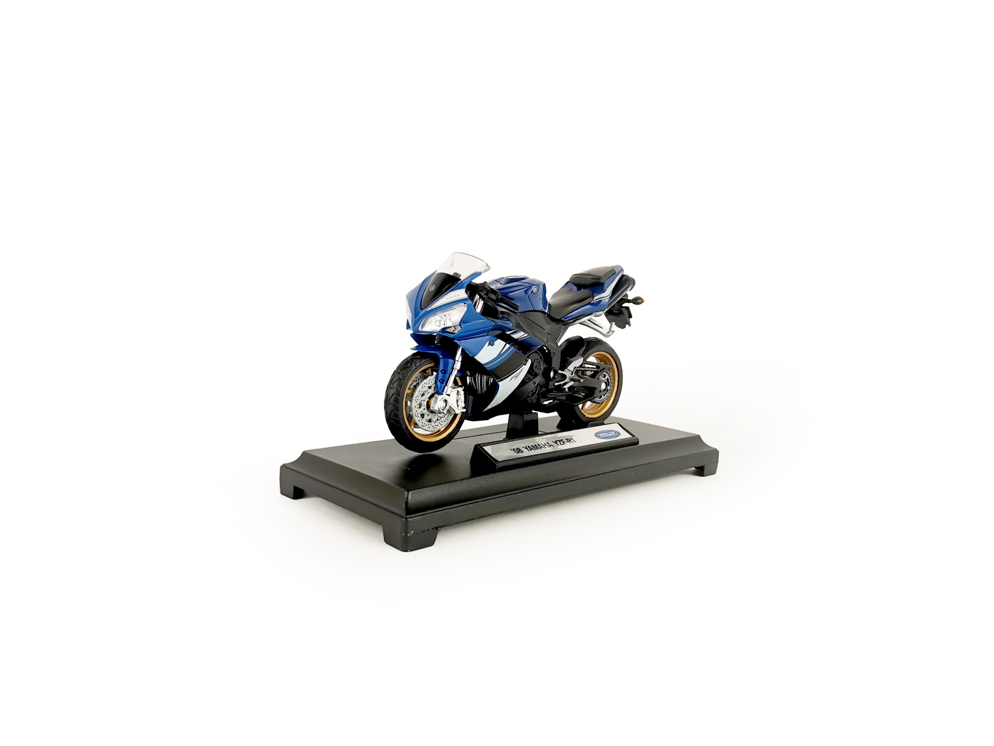 Мотоцикл WELLY 1:18 YAMAHA YZF-R1 2008, синий Мотоцикл WELLY 1:18 YAMAHA YZF-R1 2008, синий