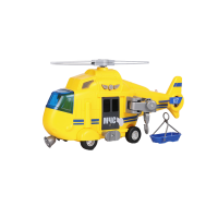 Игрушка-вертолёт KID ROCKS, масштаб 1:16,со звуком и светом, инерц. механизм