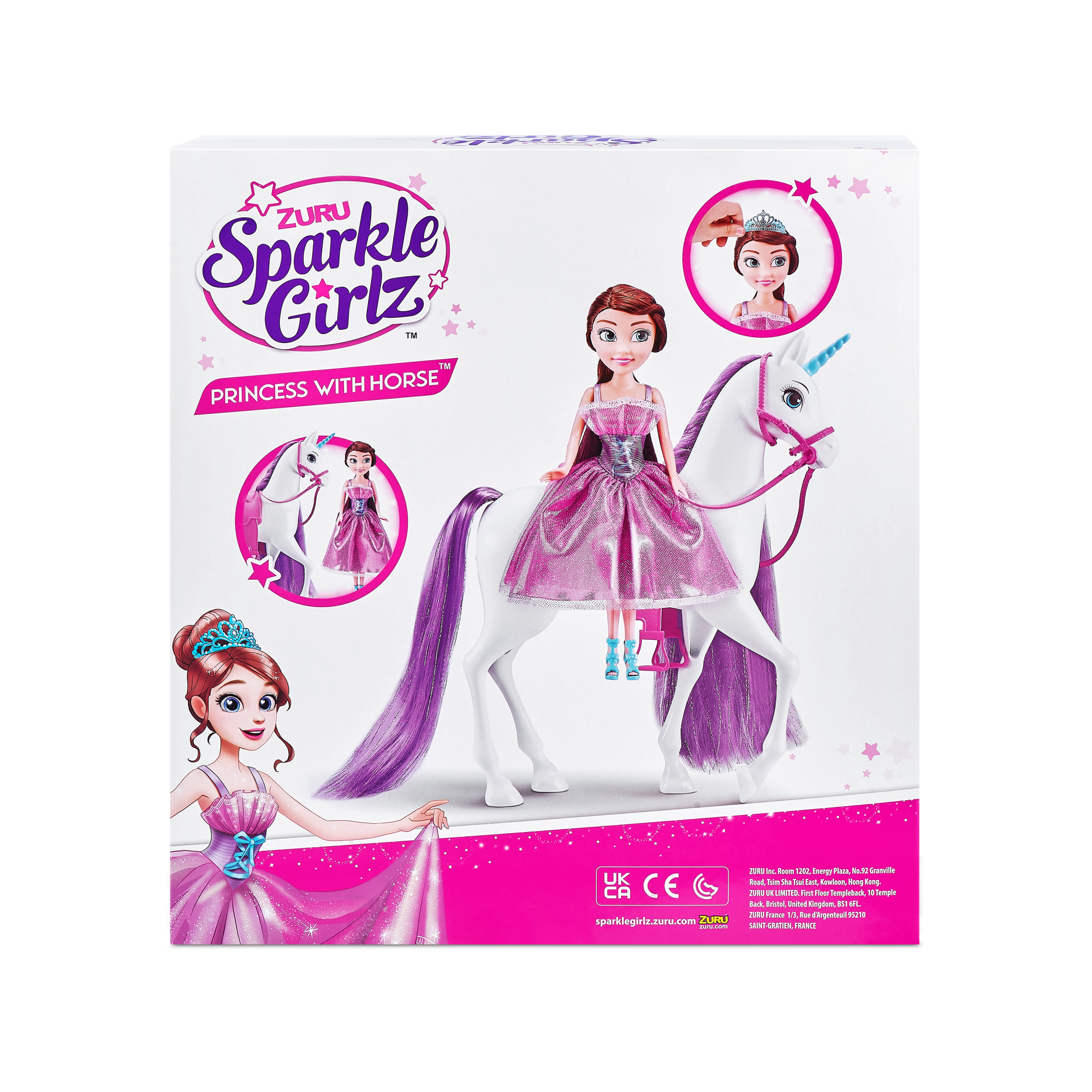 Игровой набор ZURU Sparkle Girlz "Принцесса и единорог"