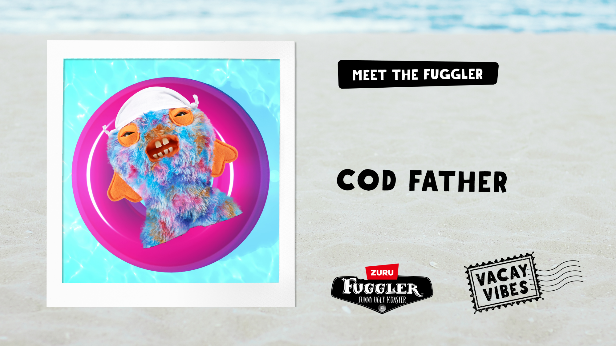 Плюшевая игрушка Zuru Fuggler Cod Father - multi Плюшевая игрушка Zuru Fuggler Cod Father - multi