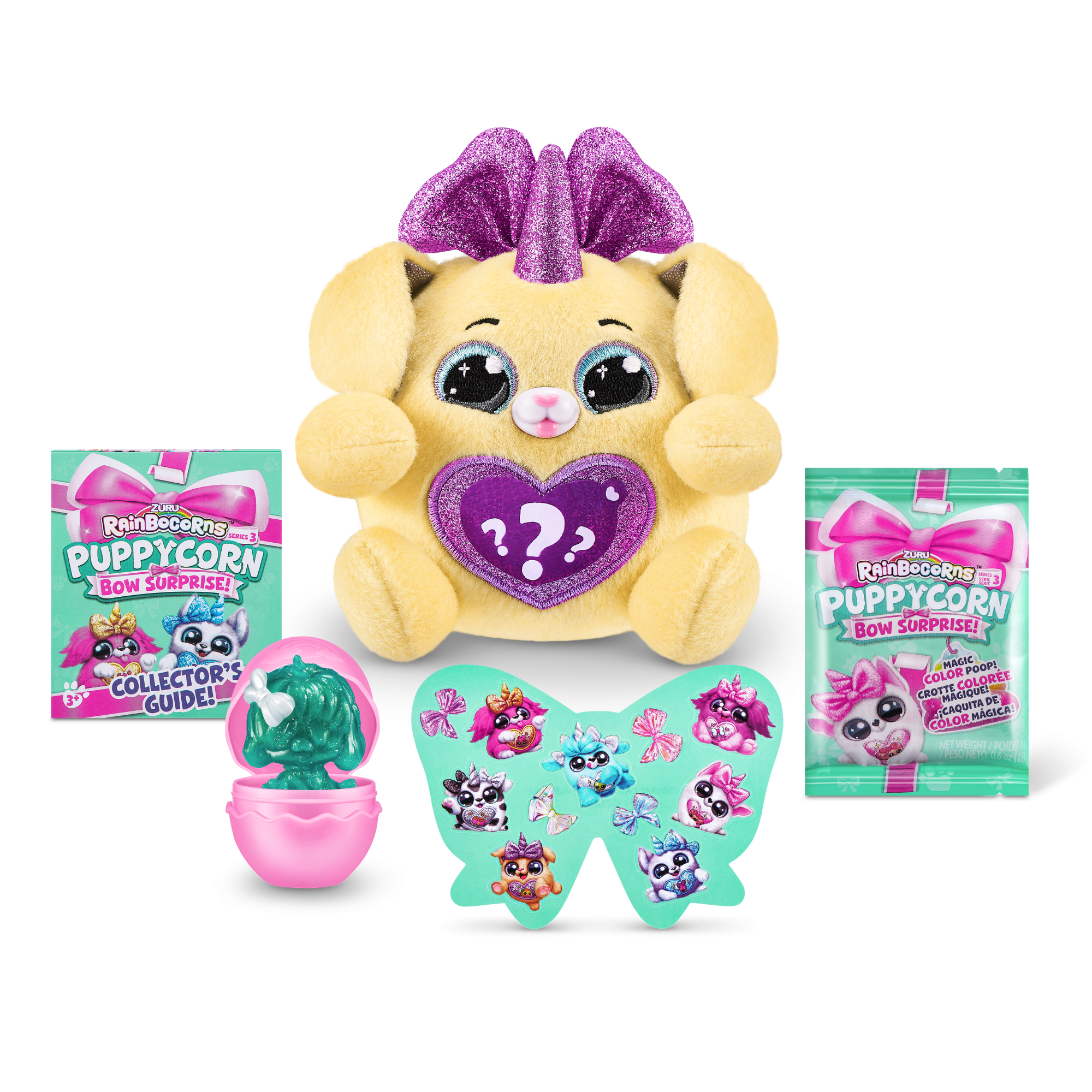 Игровой набор-сюрприз ZURU Rainbocorns Sparkle Puppycorn S6 с акс. в асс.