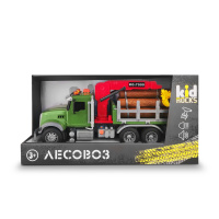 Игрушка-лесовоз KID ROCKS, масштаб 1:12,со звуком и светом, инерц. механизм