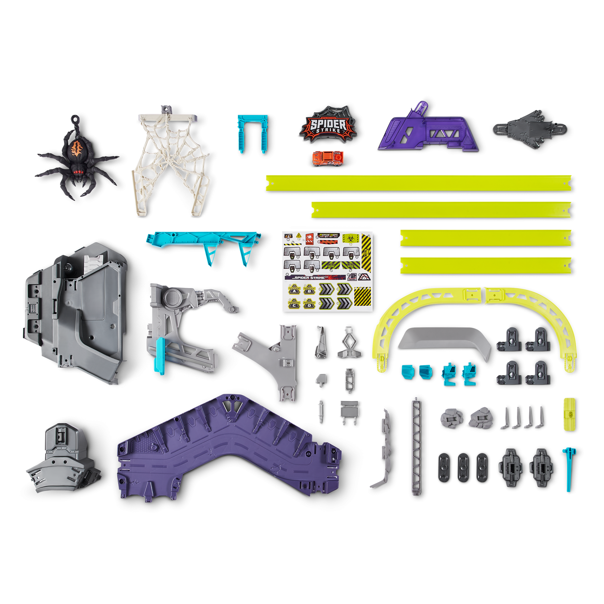 Набор ZURU Metal Machines, трек "Атака паука" с машинкой Набор ZURU Metal Machines, трек "Атака паука" с машинкой