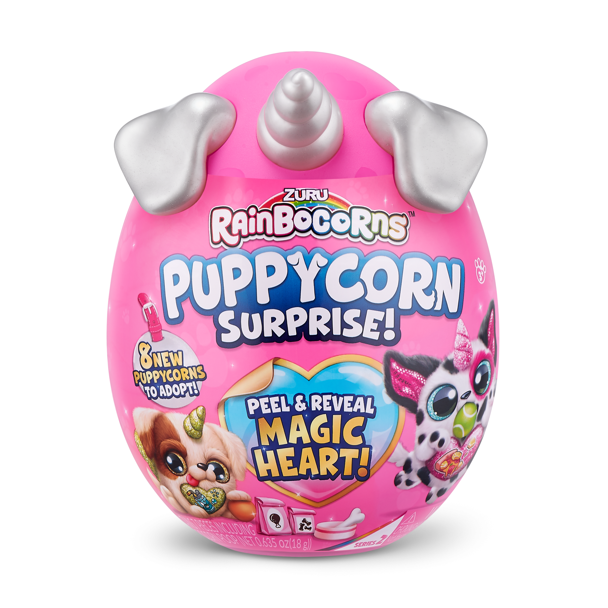 Игровой набор-сюрприз ZURU Rainbocorns Sparkle Puppycorn S4 с акс. в асс., дисплей-бокс 6шт.
