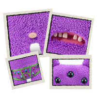 Плюшевая игрушка Zuru Fuggler BF REKKO PURPLE