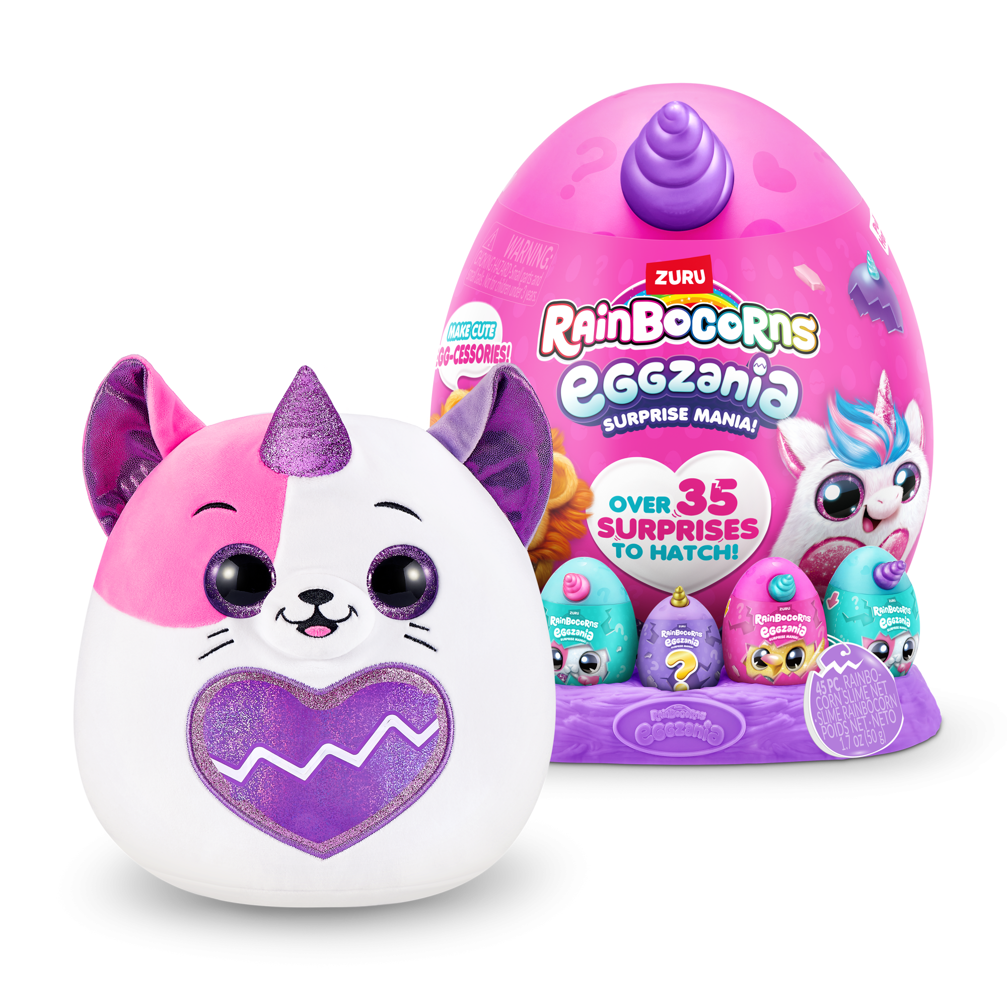 Игровой набор-сюрприз ZURU Rainbocorns Eggzania S1 с акс. в асс.