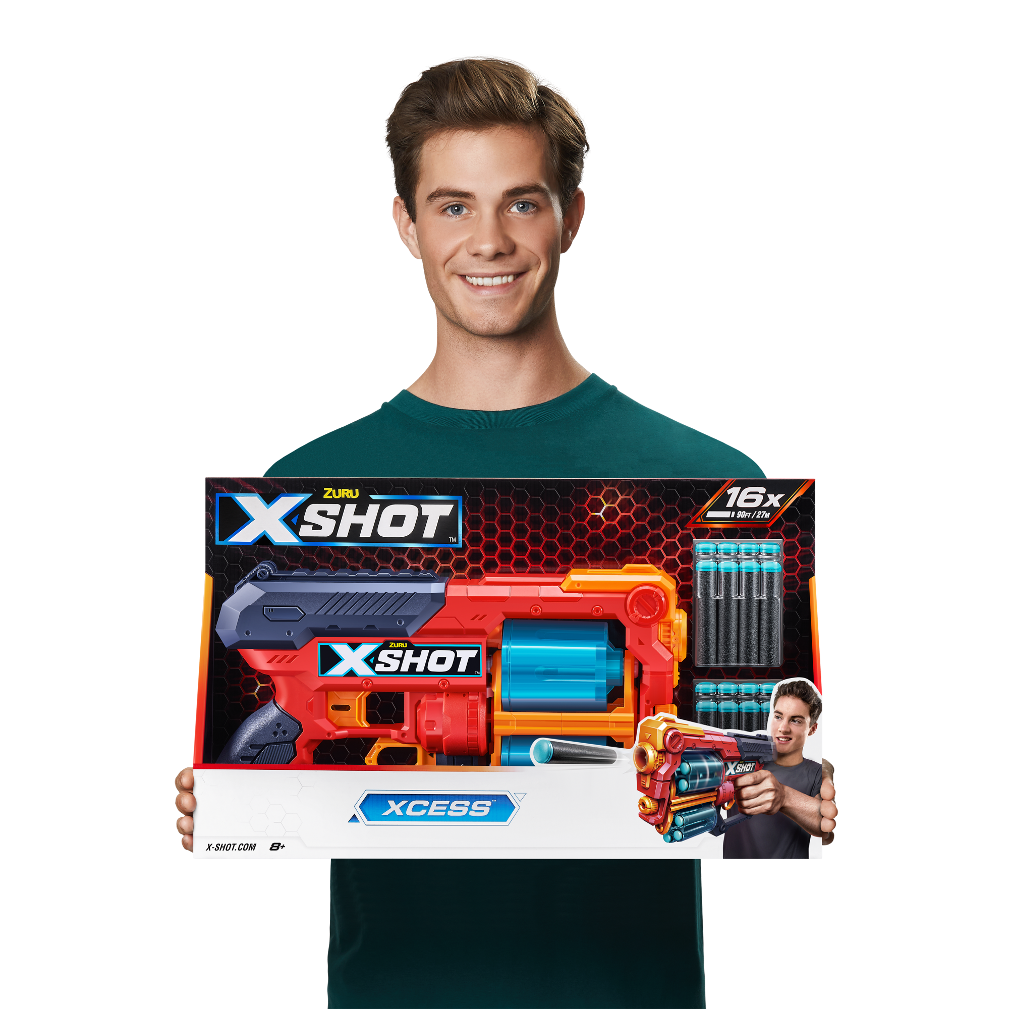 Игровой набор ZURU X-Shot EXCEL Эксесс (бластер, 16 снарядов)