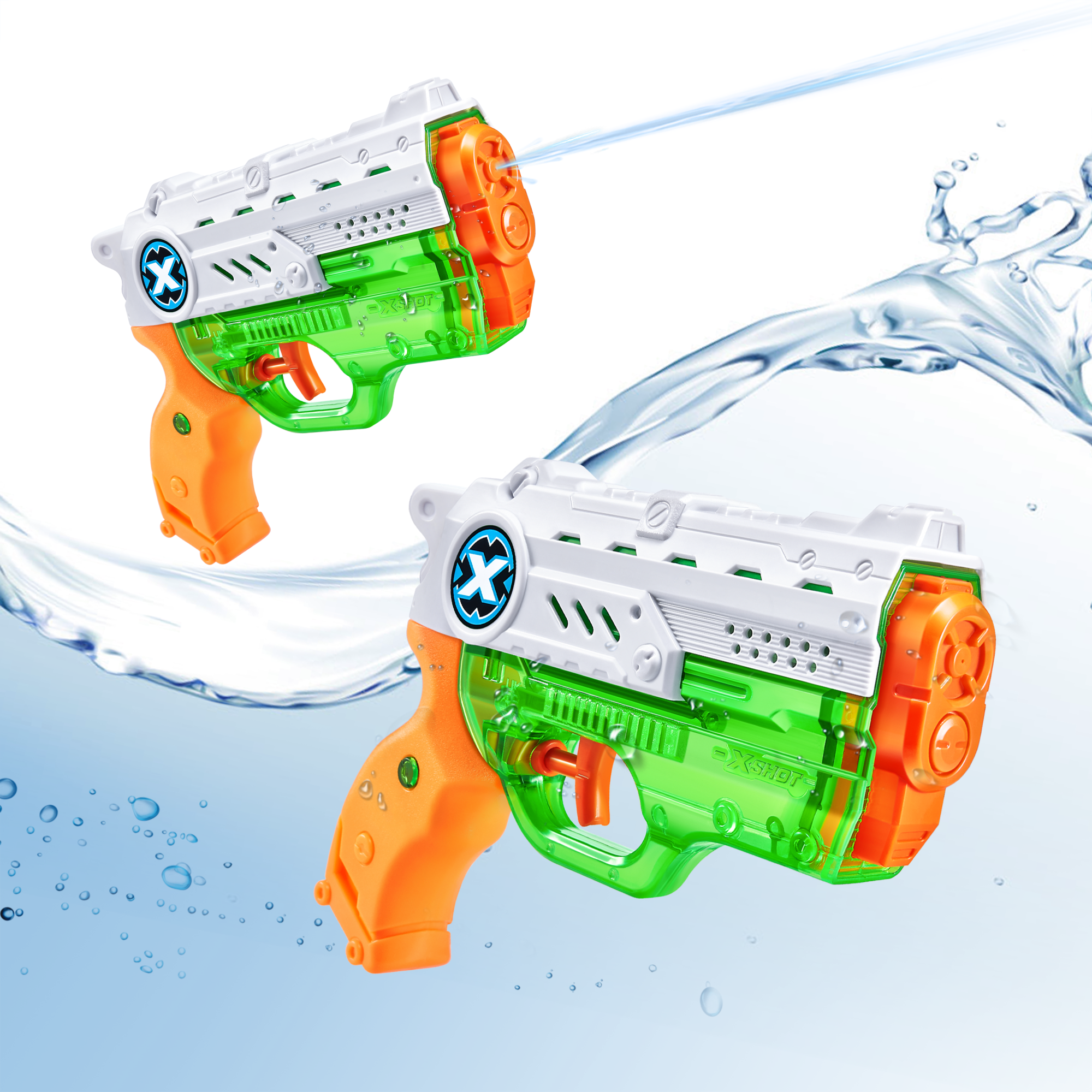 Бластер водный ZURU X-Shot Water FAST-FILL Нано ДУО (2 бластера)